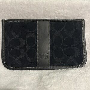 Coach Black Slim Wristlet